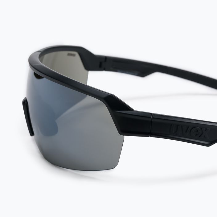 Okulary przeciwsłoneczne UVEX Sportstyle 227 black mat/mirror silver 4