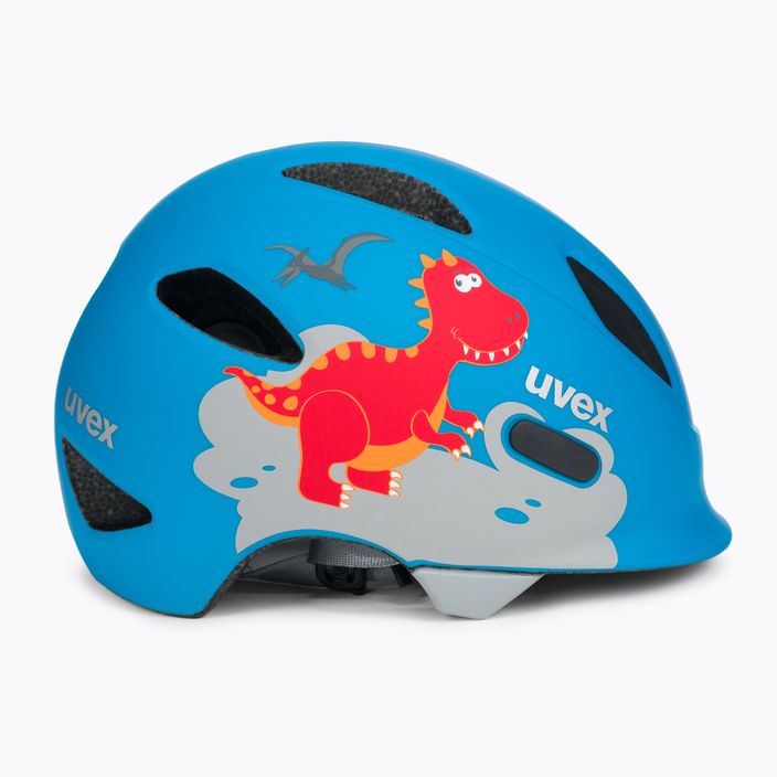 Kask rowerowy dziecięcy UVEX Oyo Style dino blue mat 3