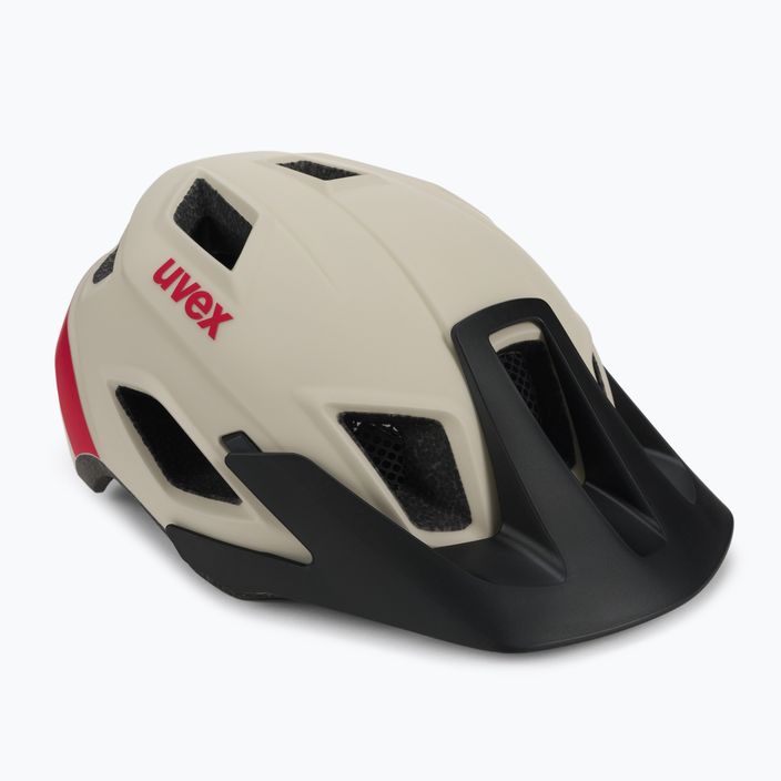 Kask rowerowy UVEX Access sand red mat