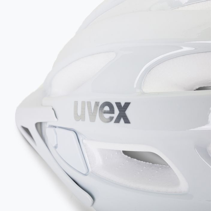 Kask rowerowy UVEX True white/silver 7