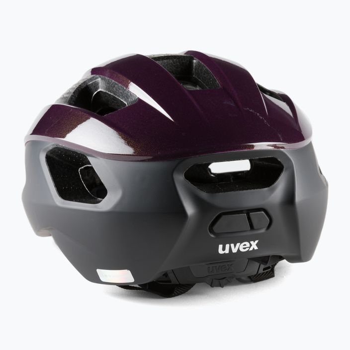 Kask rowerowy UVEX Rise CC plum/black matt 4