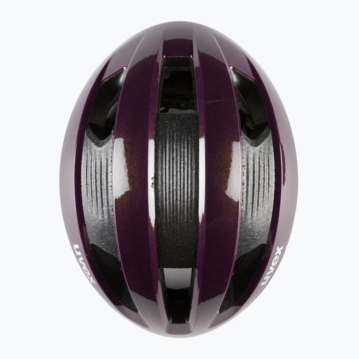 Kask rowerowy UVEX Rise CC plum/black matt 6