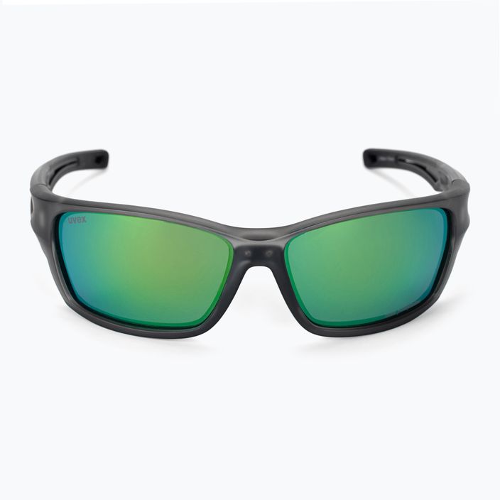 Okulary przeciwsłoneczne UVEX Sportstyle 232 P smoke mat/polavision mirror green 3
