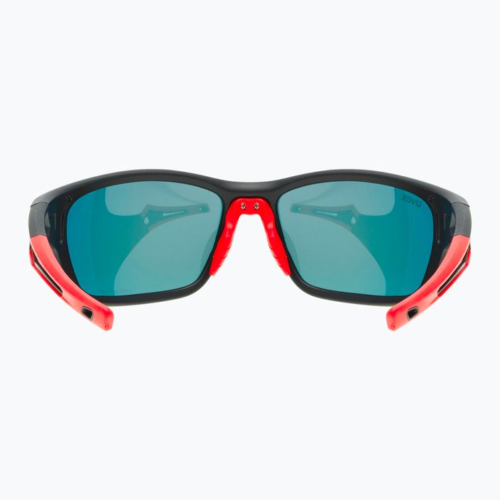 Okulary przeciwsłoneczne UVEX Sportstyle 232 P black mat red/polavision mirror red 8