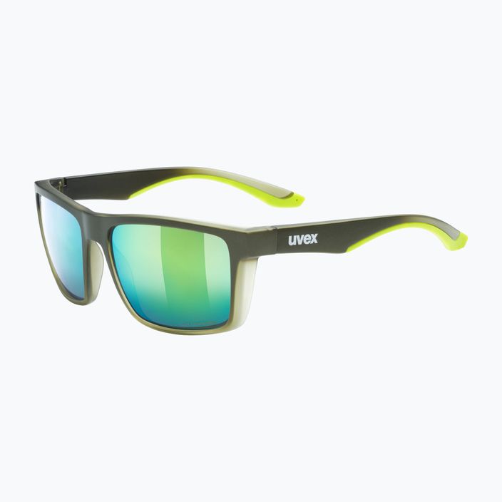 Okulary przeciwsłoneczne UVEX Lgl 50 CV olive mat/mirror green 5