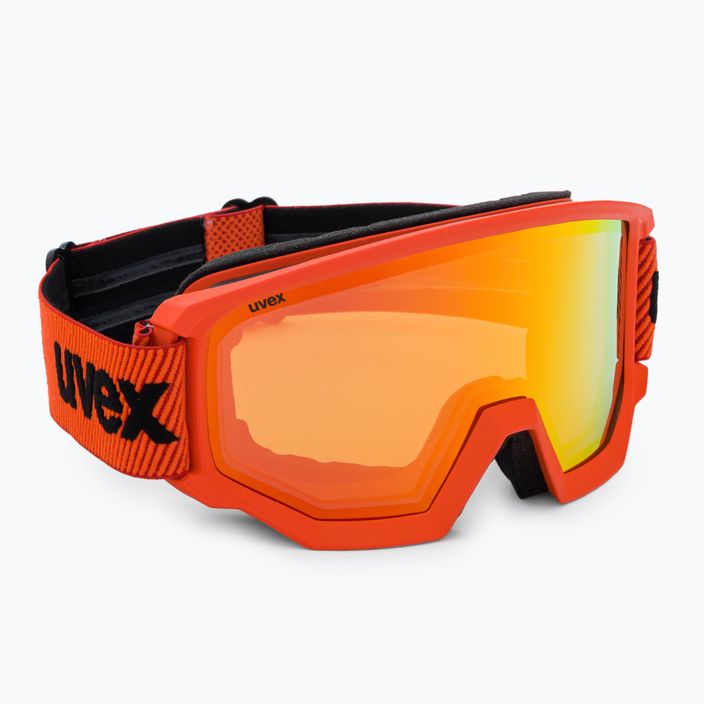 Gogle narciarskie UVEX Athletic FM fierce red mat/mirror orange