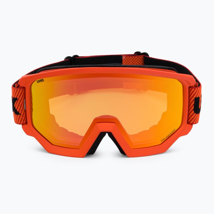 Gogle narciarskie UVEX Athletic FM fierce red mat/mirror orange 2