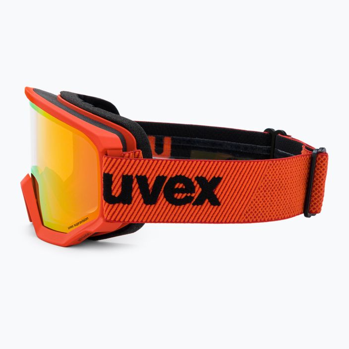 Gogle narciarskie UVEX Athletic FM fierce red mat/mirror orange 4