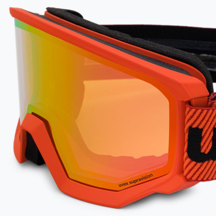 Gogle narciarskie UVEX Athletic FM fierce red mat/mirror orange 5
