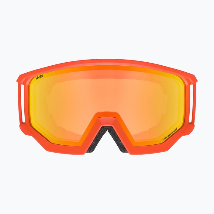 Gogle narciarskie UVEX Athletic FM fierce red mat/mirror orange 6
