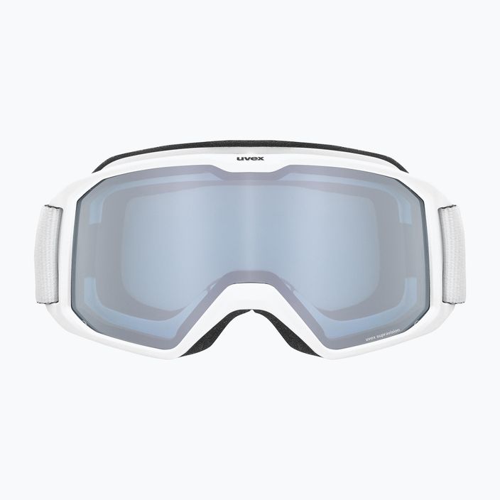 Gogle narciarskie UVEX Elemnt FM white mat/mirror silver blue 8