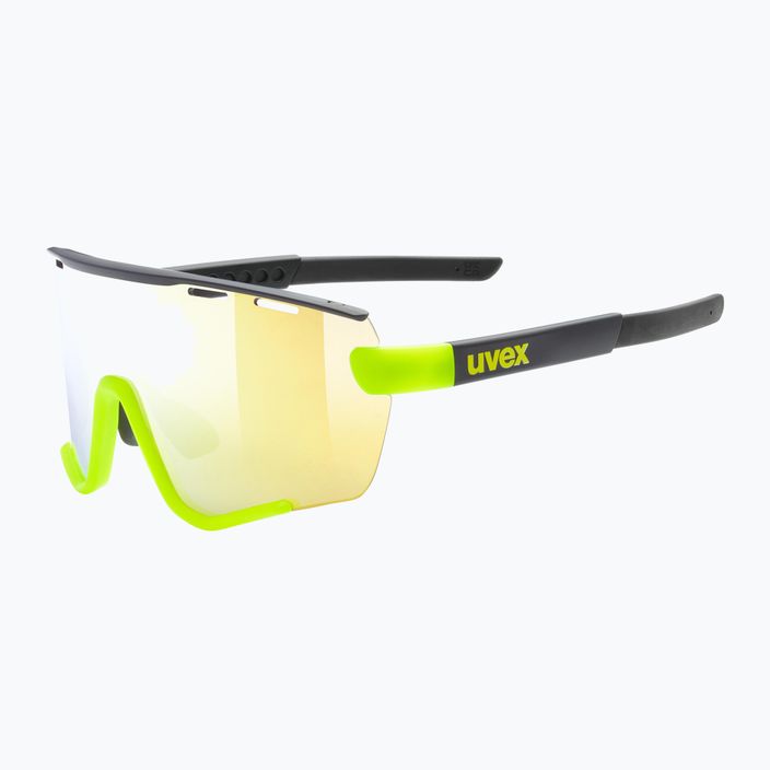 Okulary przeciwsłoneczne UVEX Sportstyle 236 Set black yellow matt/mirror yellow