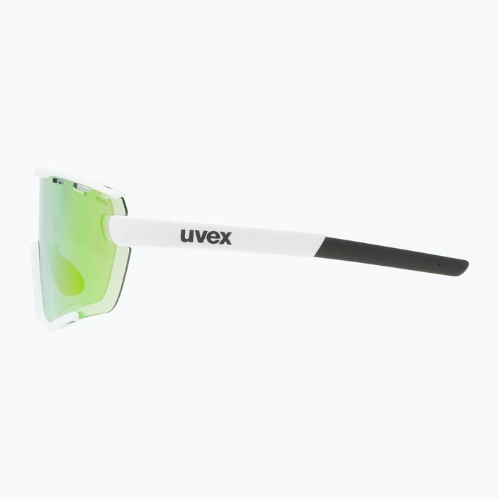 Okulary przeciwsłoneczne UVEX Sportstyle 236 Set white matt/mirror green/clear 4