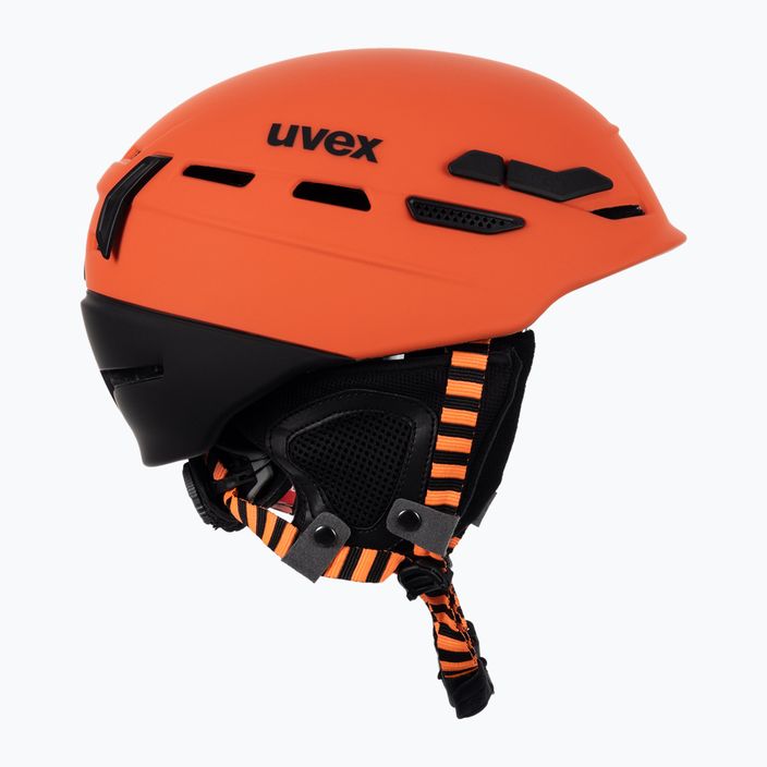 Kask narciarski UVEX P.8000 Tour fierce red/black mat 4