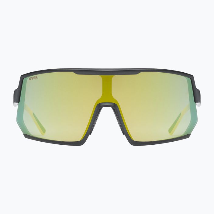Okulary przeciwsłoneczne UVEX Sportstyle 235 sunbee black mat/mirror yellow 2