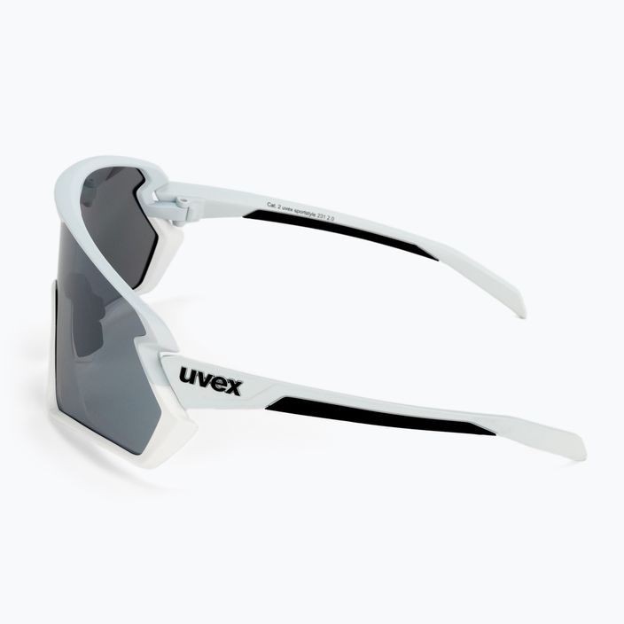 Okulary przeciwsłoneczne UVEX Sportstyle 231 2.0 cloud white mat/mirror silver 4
