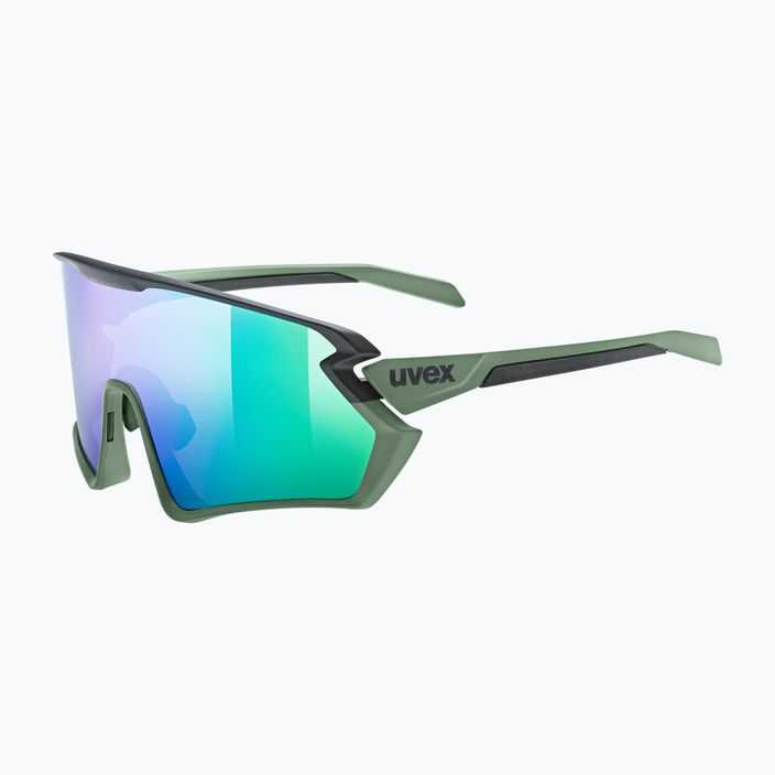Okulary przeciwsłoneczne UVEX Sportstyle 231 2.0 moss green black mat/mirror green 5