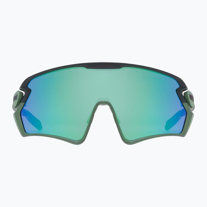 Okulary przeciwsłoneczne UVEX Sportstyle 231 2.0 moss green black mat/mirror green 6