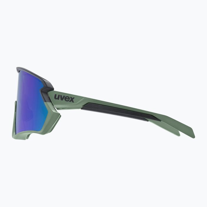 Okulary przeciwsłoneczne UVEX Sportstyle 231 2.0 moss green black mat/mirror green 7