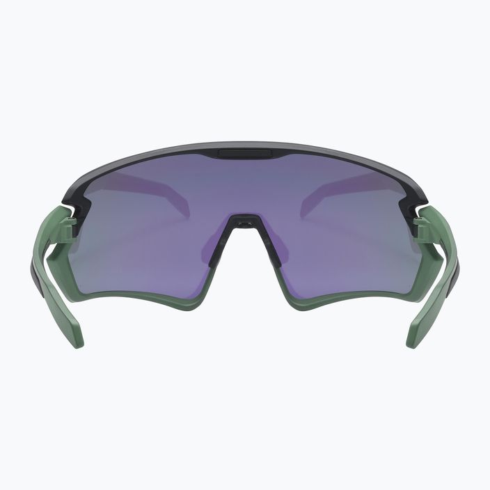 Okulary przeciwsłoneczne UVEX Sportstyle 231 2.0 moss green black mat/mirror green 9