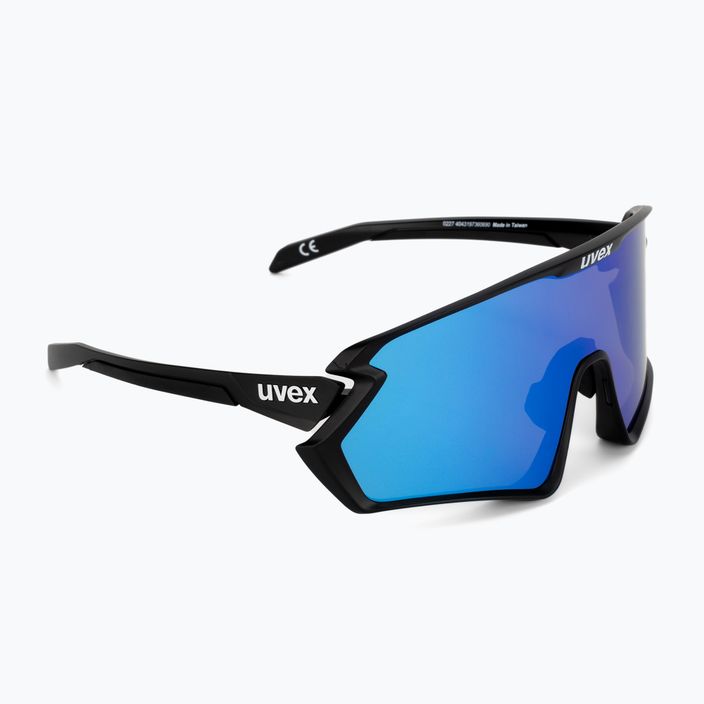 Okulary przeciwsłoneczne UVEX Sportstyle 231 2.0 P black mat/mirror blue