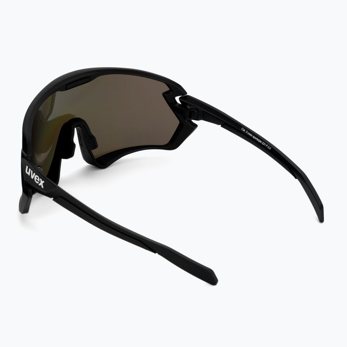 Okulary przeciwsłoneczne UVEX Sportstyle 231 2.0 P black mat/mirror blue 2