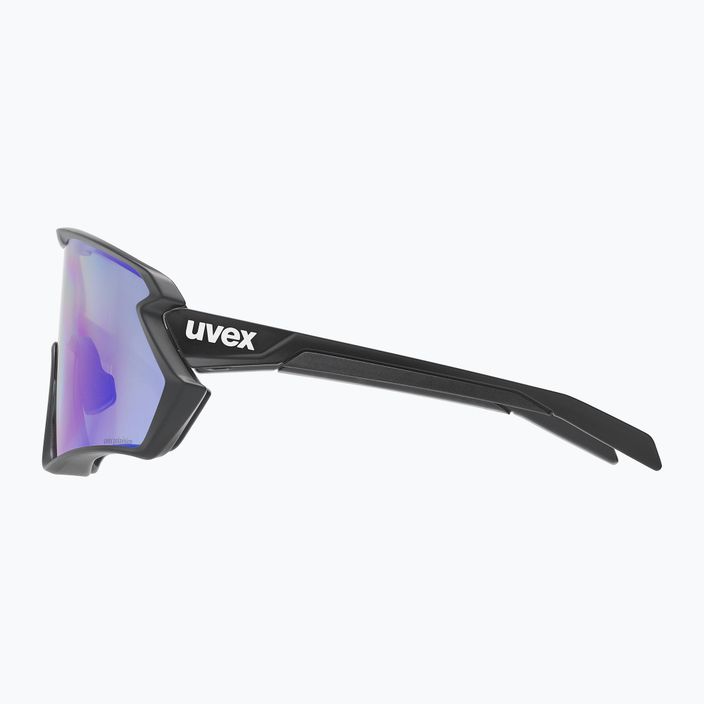 Okulary przeciwsłoneczne UVEX Sportstyle 231 2.0 P black mat/mirror blue 7