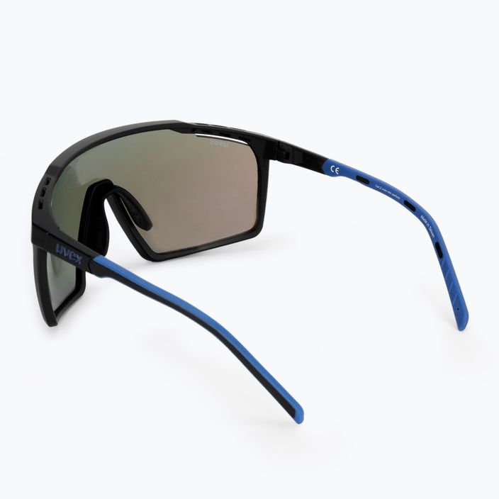 Okulary przeciwsłoneczne UVEX Mtn Perform black blue mat/mirror blue 2
