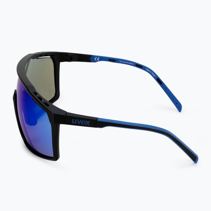Okulary przeciwsłoneczne UVEX Mtn Perform black blue mat/mirror blue 4