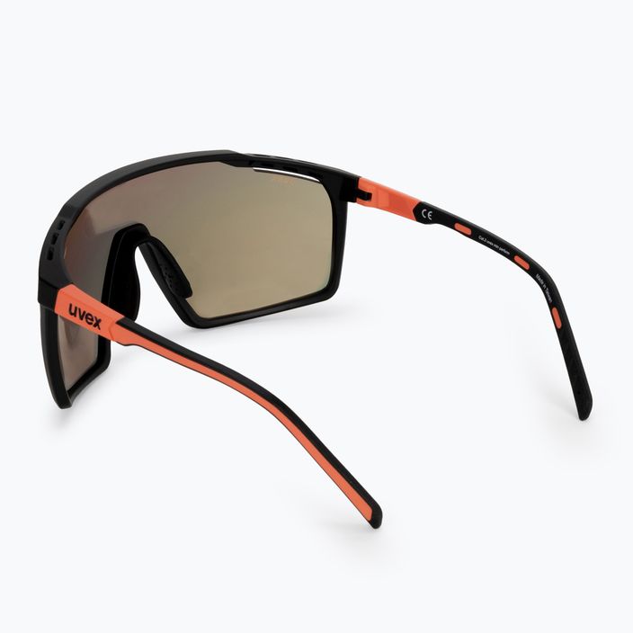 Okulary przeciwsłoneczne UVEX Mtn Perform black red mat/mirror red 2