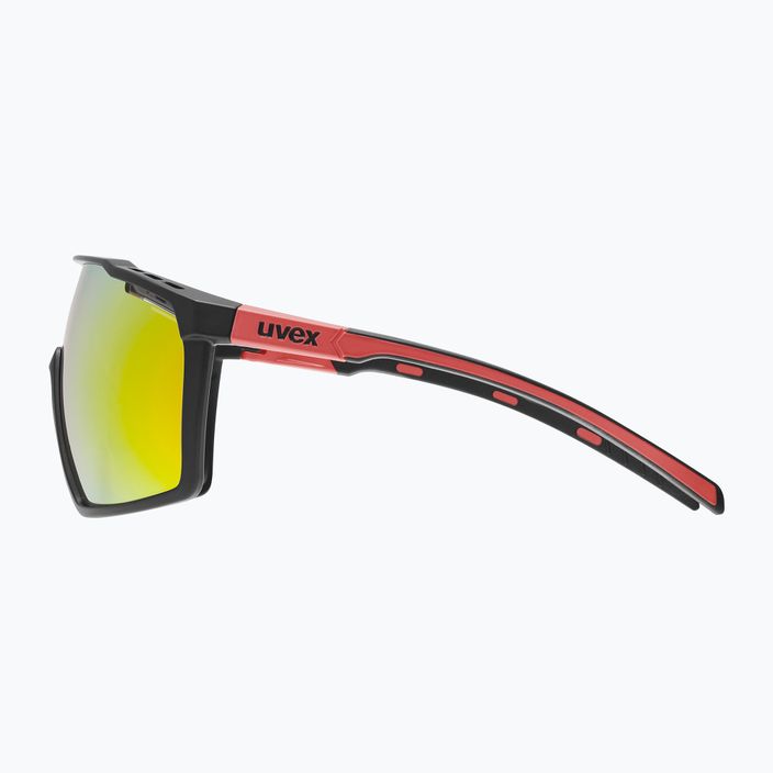 Okulary przeciwsłoneczne UVEX Mtn Perform black red mat/mirror red 7