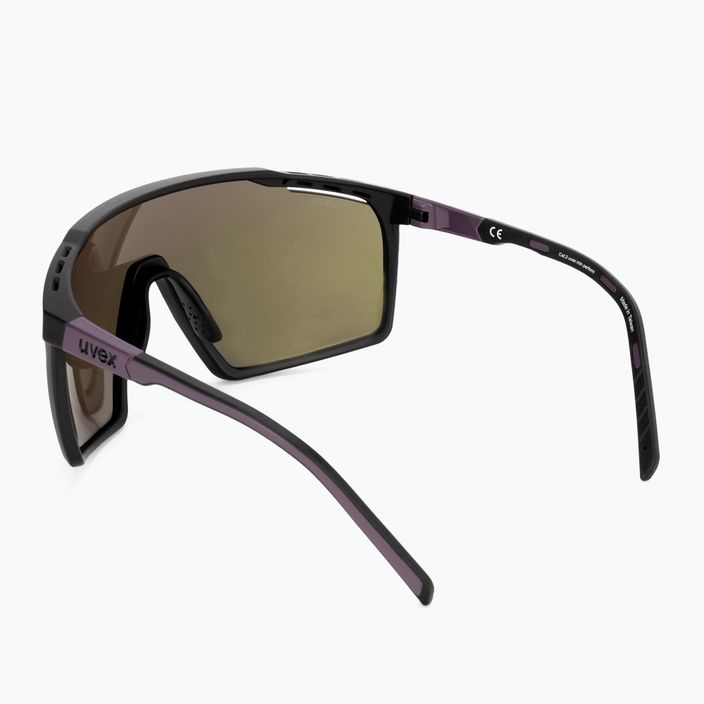 Okulary przeciwsłoneczne UVEX Mtn Perform black purple mat/mirror purple 2