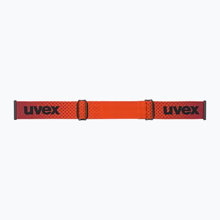 Gogle narciarskie UVEX Evidnt Attract CV black matt/mirror red/contrastview orange/clear 4