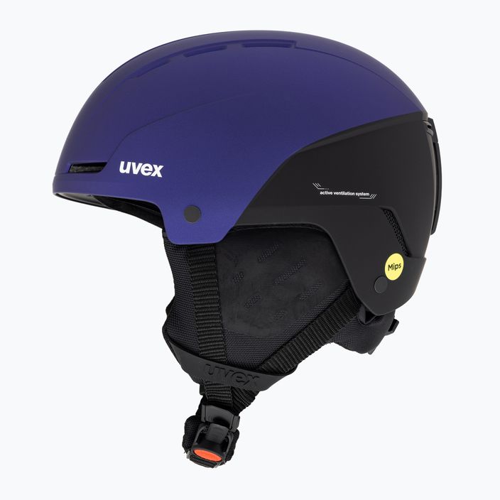 Kask narciarski UVEX Stance Mips purple bash/black matt 5