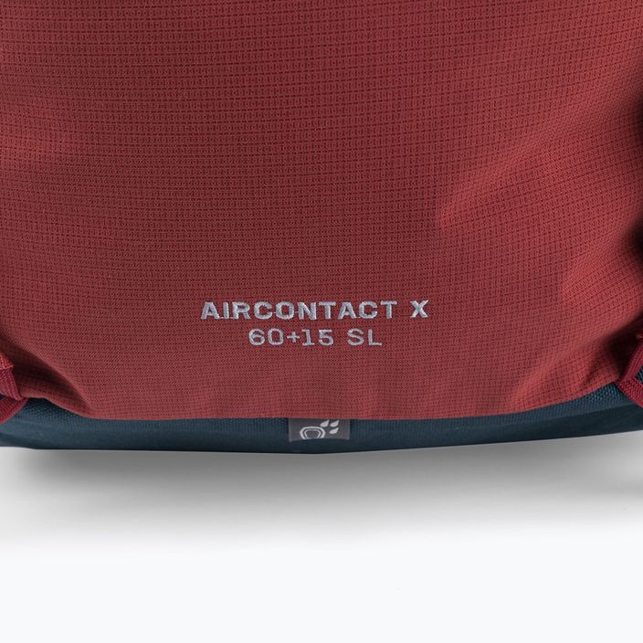 Zestaw plecaków trekkingowych deuter Aircontact X 60 + 15 l SL redwood / ink 5