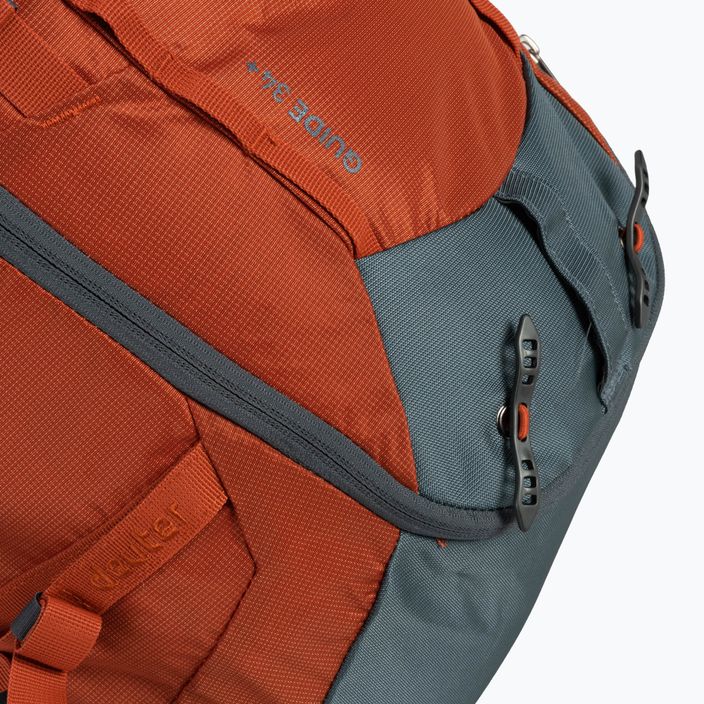 Plecak wspinaczkowy deuter Guide 34+ l paprika/teal 5