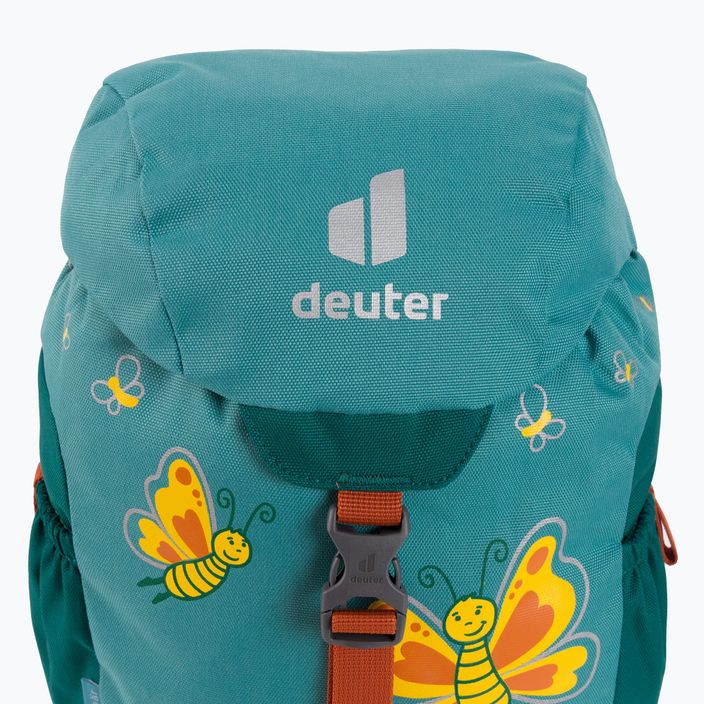 Plecak turystyczny dziecięcy deuter Schmusebär 8 l dustblue/alpinegreen 5