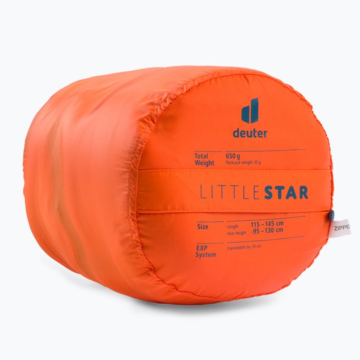 Śpiwór dziecięcy deuter Little Star saffron/slateblue 8