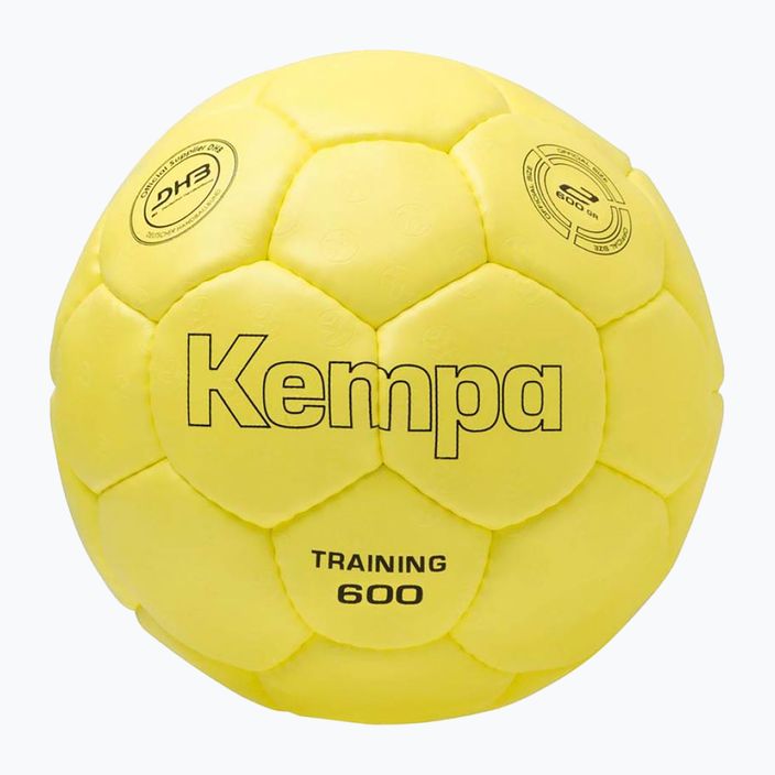 Piłka do piłki ręcznej Kempa Training 600 neonowa żółta rozmiar 2 4