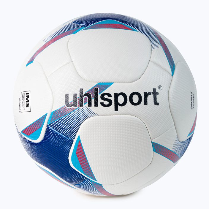 Piłka do piłki nożnej uhlsport Motion Synergy biała rozmiar 5 4
