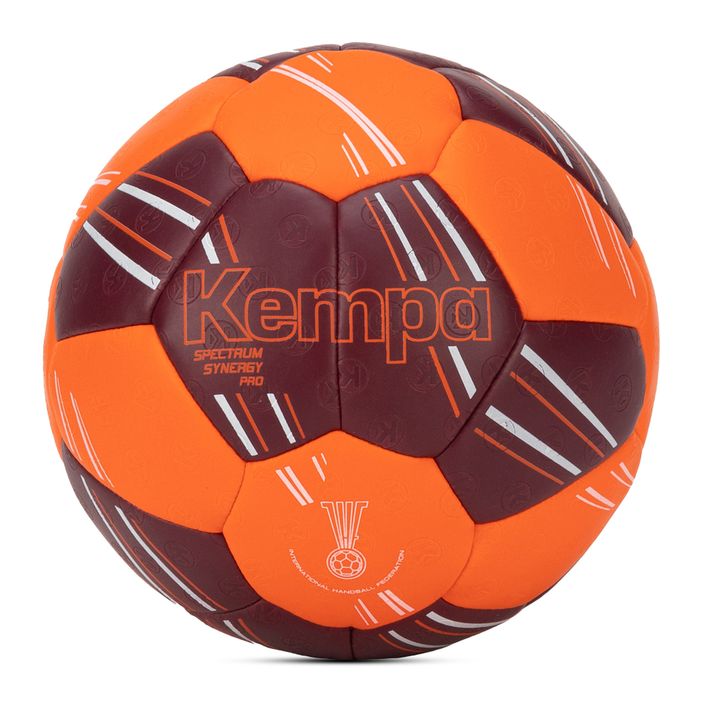 Piłka do piłki ręcznej Kempa Spectrum Synergy Pro czerwona/pomarańczowa rozmiar 3