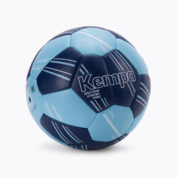 Piłka do piłki ręcznej Kempa Spectrum Synergy Primo błękitna rozmiar 1