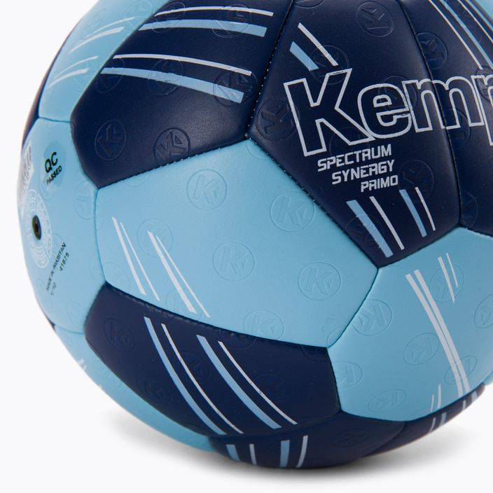 Piłka do piłki ręcznej Kempa Spectrum Synergy Primo błękitna rozmiar 1 2