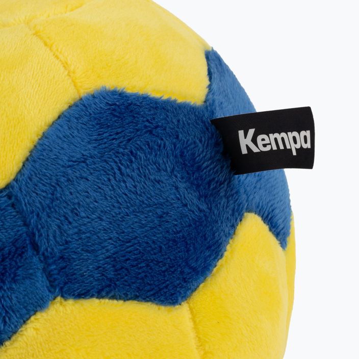 Piłka do piłki ręcznej Kempa Soft Kids niebieska/neonowa żółta rozmiar 0 3