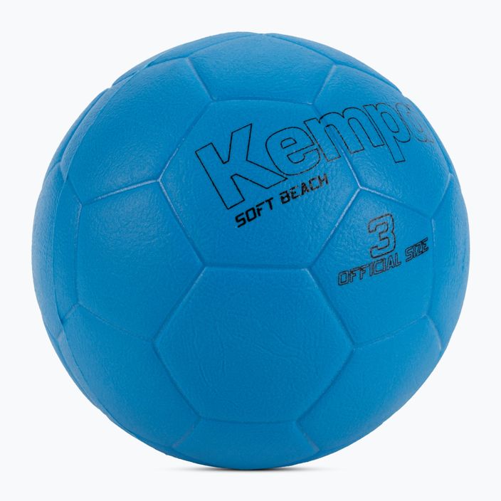 Piłka do piłki ręcznej Kempa Soft neonowa niebieska rozmiar 3 2