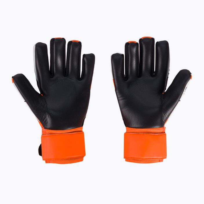 Rękawice bramkarskie uhlsport Super Resist+ Hn czarne/białe/neonowe pomarańczowe 2