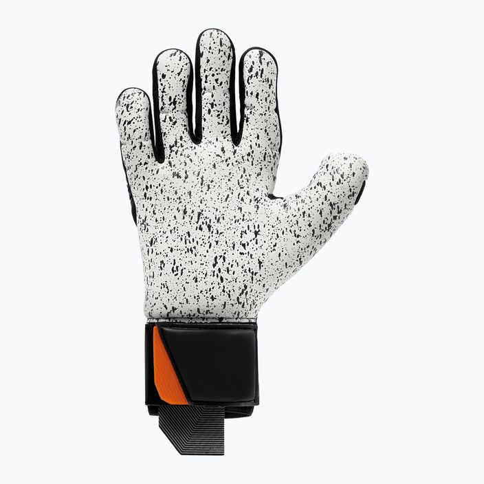 Rękawice bramkarskie uhlsport Speed Contact Supergrip+ Reflex czarne/białe/neonowe pomarańczowe 6