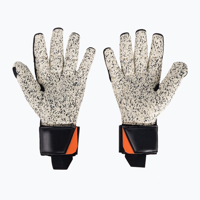 Rękawice bramkarskie uhlsport Speed Contact Supergrip+ Finger Surround czarne/ białe/pomarańczowe 2