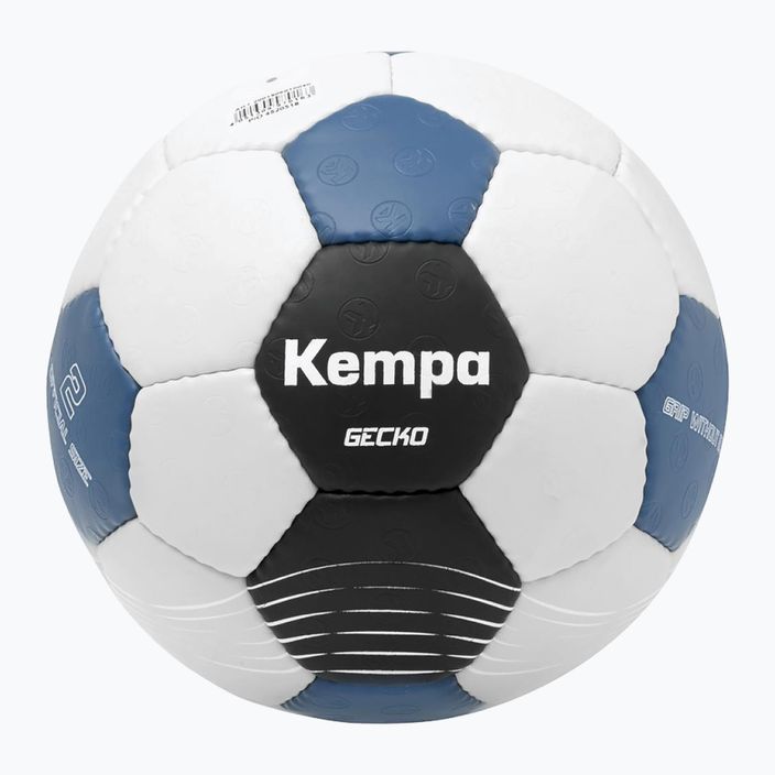 Piłka do piłki ręcznej Kempa Gecko szara/niebieska rozmiar 1 4