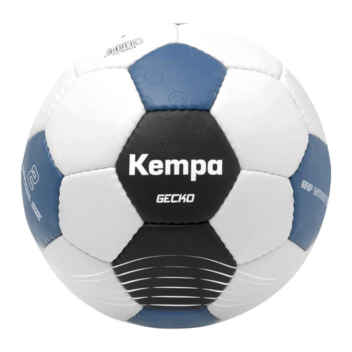 Piłka do piłki ręcznej Kempa Gecko szara/niebieska rozmiar 3 2